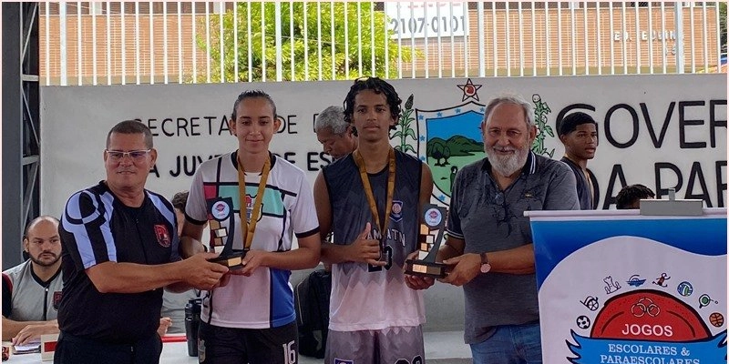 Atletas da Escola Antônio Teodoro Neto conquistam bronze nos Jogos Escolares e elevam o nome de Sousa