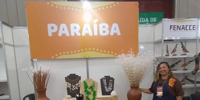 Artesãos paraibanos participam de feira nacional de artesanato em Fortaleza