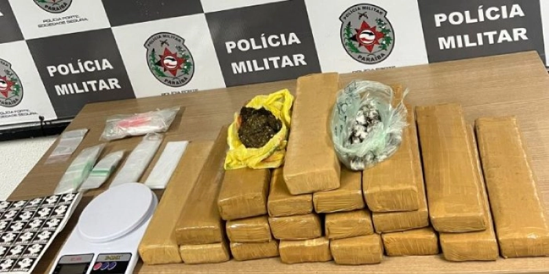 Polícia Militar apreende mais 15 quilos de drogas durante Operação, na Paraíba