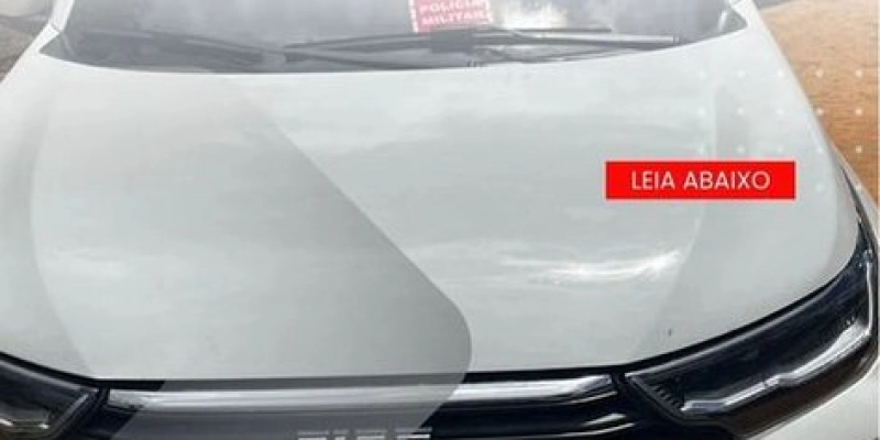 Polícia Militar apreende carro roubado durante barreira policial no Sertão da Paraíba