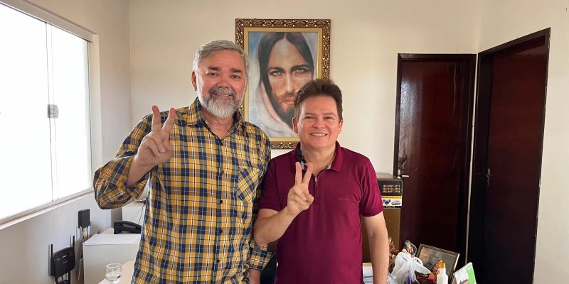 Ex-deputado Monaci Marques anuncia apoio a candidatura do vereador Misael Nóbrega