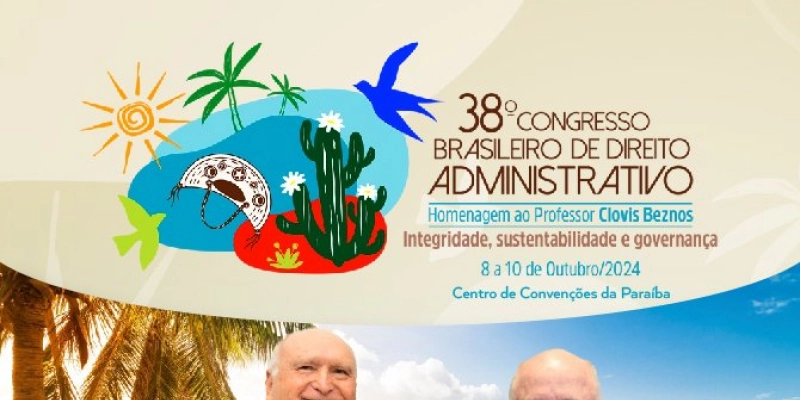 Tudo pronto para o 38º Congresso Brasileiro de Direito Administrativo que acontece em João Pessoa com apoio do TCE