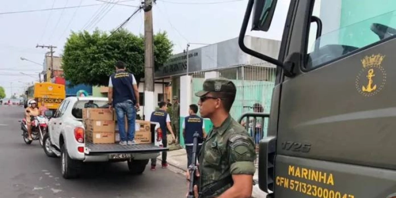 Segurança reforçada: Exército se apresenta na 69ª Zona Eleitoral para fiscalizar eleições em São Bento e Paulista