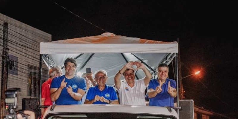 Carreata em Mangabeira: Cícero Lucena e Leo Bezerra reafirmam compromissos de campanha e celebram obras de infraestrutura nos bairros