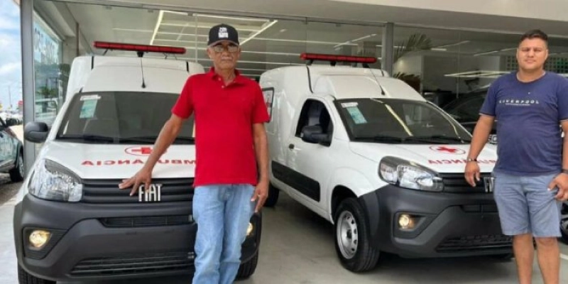 Município de Prata conquista duas ambulâncias por meio de emenda parlamentar dos deputados Chico Mendes e Dr. Romualdo