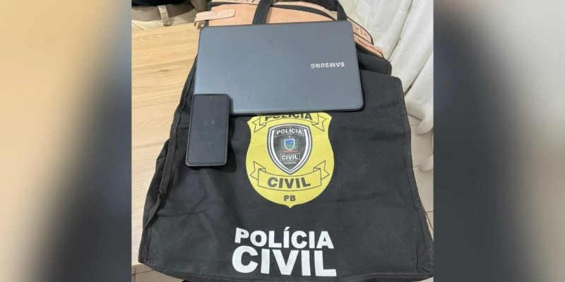Homem é preso com material pornográfico infantil em São José da Lagoa Tapada 
