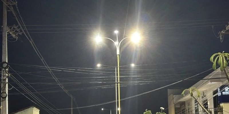 Prefeitura de Sousa está modernizando a iluminação em mais de 200 pontos da cidade com lâmpadas LED