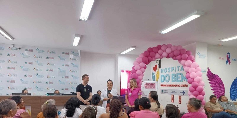 Ação do Outubro Rosa no Hospital do Bem reforça importância da prevenção e identificação precoce do câncer de mama