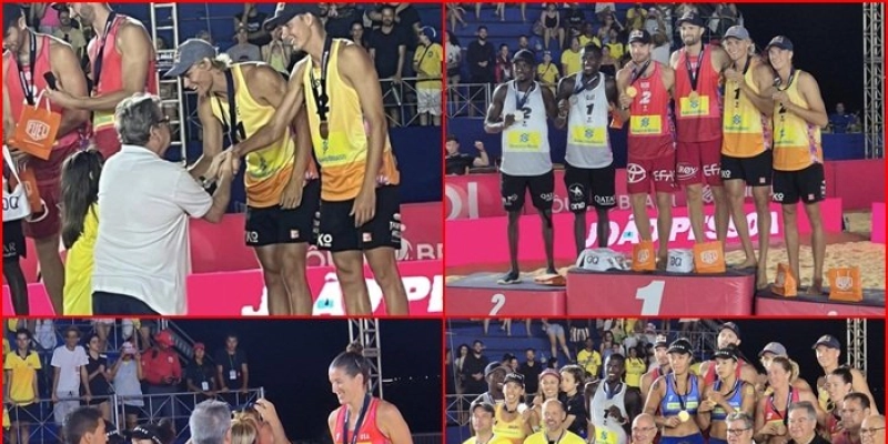 Paraíba Beach Games: dupla da Noruega vence a etapa Elite-16 do Circuito Mundial de Vôlei de Praia e brasileiras ganham no feminino