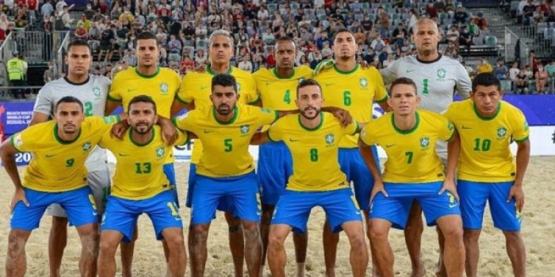 Seleção brasileira hexacampeã mundial de futebol de areia será homenageada na arena Paraíba Beach Games