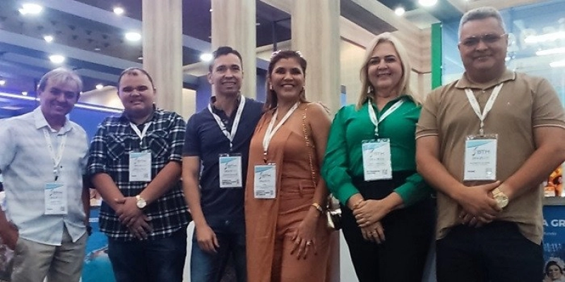 Fernando Macena e equipe da SETUR de Sousa participam da Brazil Travel Market 2024, o maior evento de turismo do Nordeste