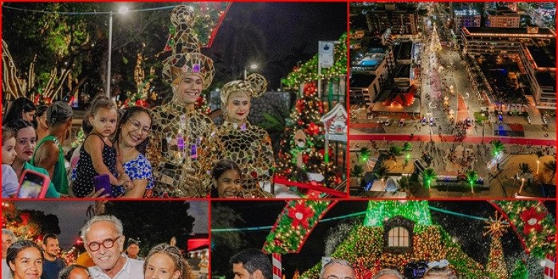 Cícero abre oficialmente festejos natalinos e destaca decoração realizada em João Pessoa no cenário nacional