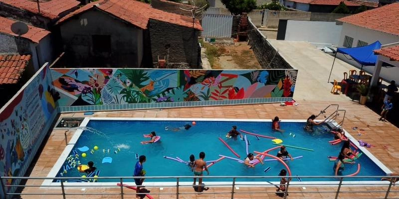 Prefeitura de Lastro inaugura piscina no CRAS e fortalece serviços sociais para terceira idade