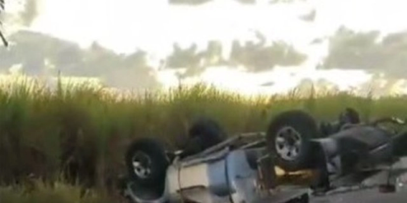 Santa Rita: Capotamento na PB-011 resulta em morte e ferimento de criança