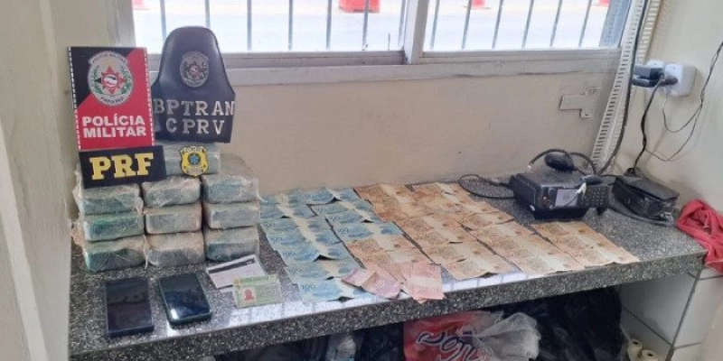 Operação integrada entre PM e PRF intercepta transporte de drogas na Paraíba