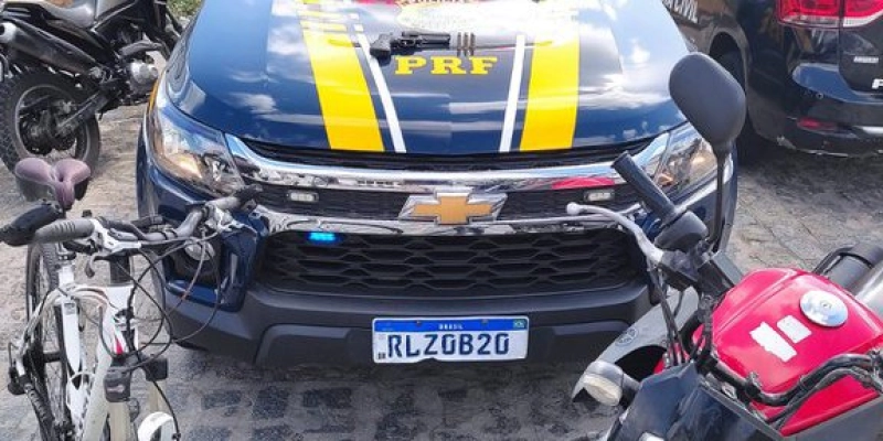 PRF recupera bicicleta roubada durante evento esportivo e prende suspeito armado na PB