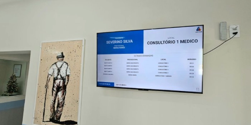 Prefeitura de João Pessoa instala painéis eletrônicos nas unidades de saúde para chamada dos atendimentos