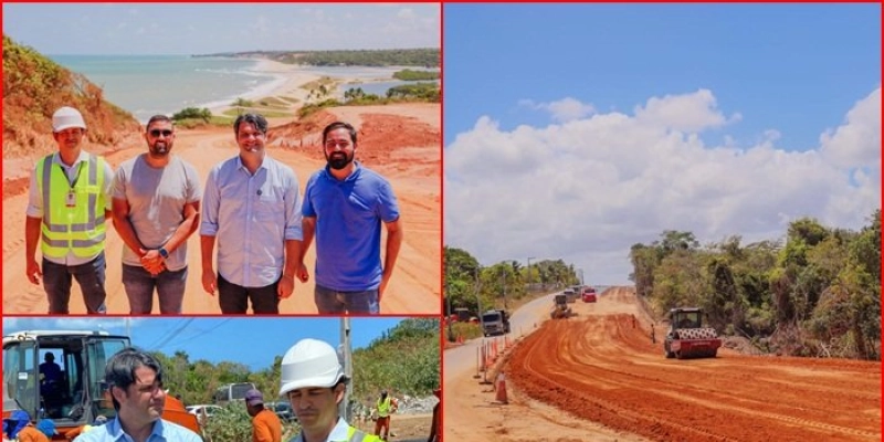Leo Bezerra visita obras da Orla Sul e ressalta avanços para proporcionar lazer, acessibilidade e qualidade de vida