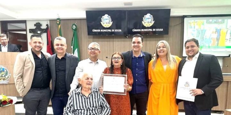 Câmara Municipal de Sousa concede Título de Cidadã sousense a Solangia Maria Marques Leitão