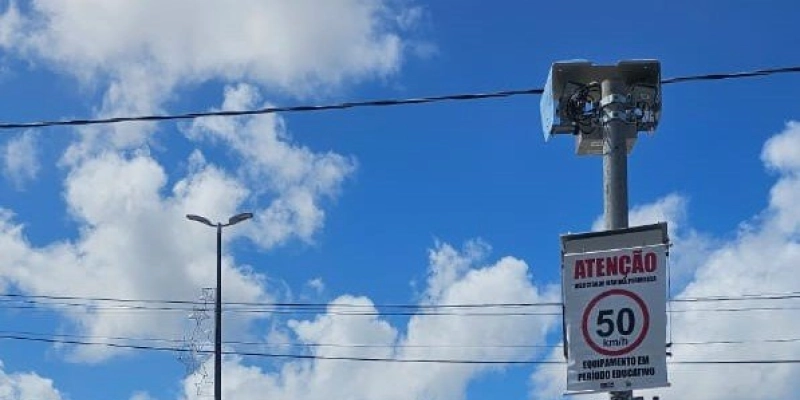 Semob orienta população sobre novos locais com radares medidores de velocidade, em JP