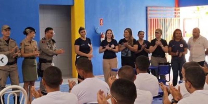 Palestra alusiva ao “Novembro Azul” é ministrada aos policiais do 14º BPM