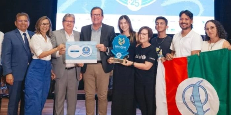 Sousa recebe premiação do Selo UNICEF ao avançar nas políticas públicas nas áreas de Saúde, Educação e Assistência Social de crianças e adolescentes