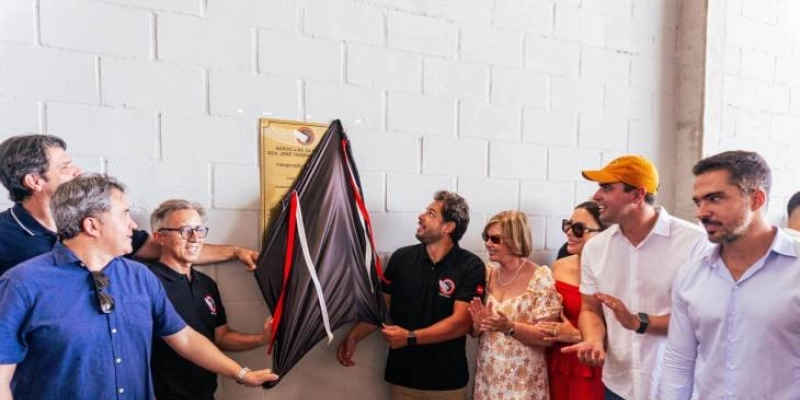 José Maranhão é homenageado com o novo Aeroclube inaugurado em São Miguel do Taipu 