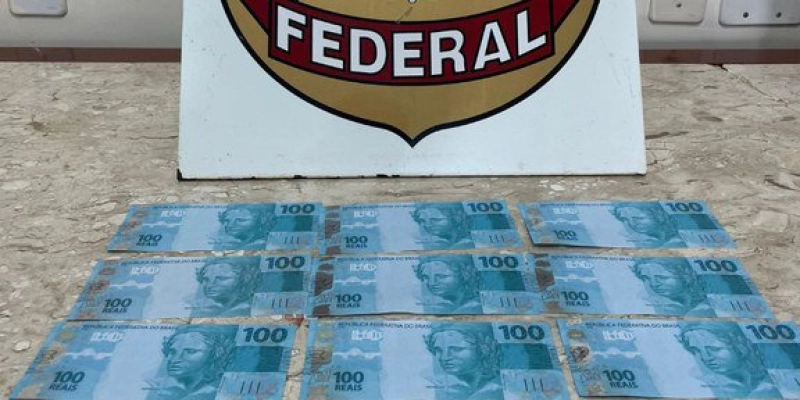PF prende em flagrante suspeito de adquirir notas falsas