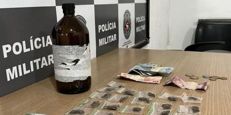Ação da Polícia Militar prende indivíduo por tráfico de drogas na PB