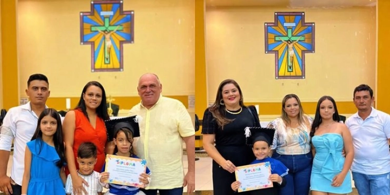 Prefeito e Secretaria de Educação participam de formatura emocionante na Rede Municipal em São José da Lagoa Tapada