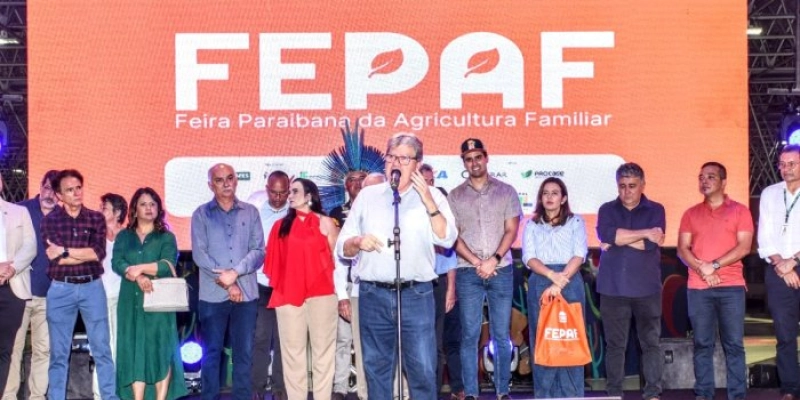 João Azevêdo abre Feira Paraibana da Agricultura Familiar e destaca investimentos do Governo no segmento