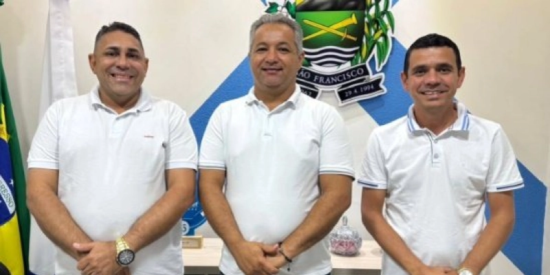 Prefeitos de Aparecida, São Francisco e Santa Cruz Se unem por desenvolvimento regional