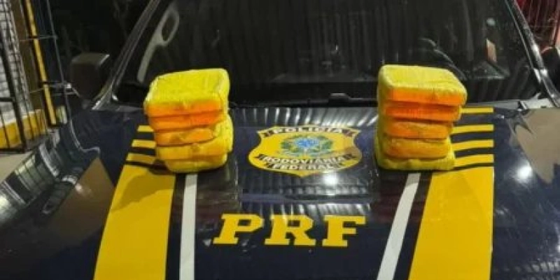 PRF apreende 10 tabletes de pasta base de cocaína em abordagem na Paraíba