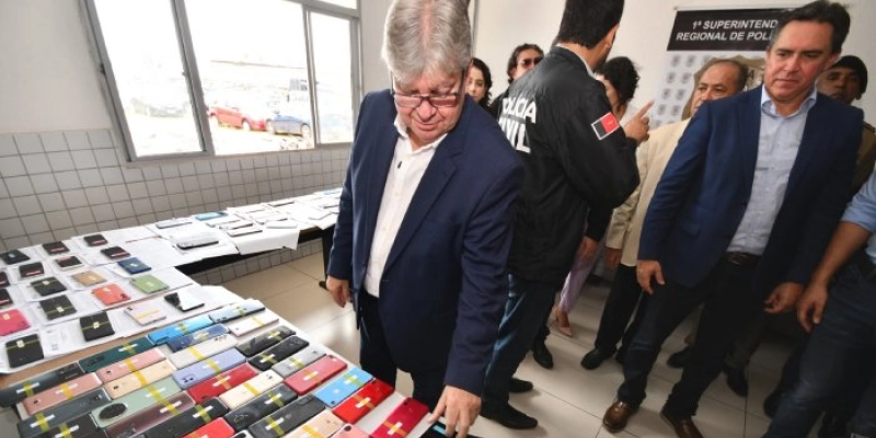 João lança Operação da Polícia Civil que recupera celulares roubados e destaca trabalho de inteligência das Forças de Segurança