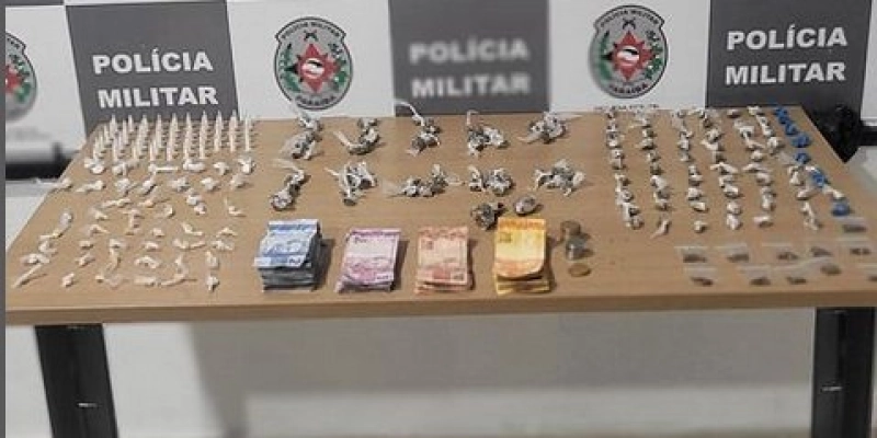 Polícia Militar apreende grande quantidade de drogas durante ações, na Paraíba