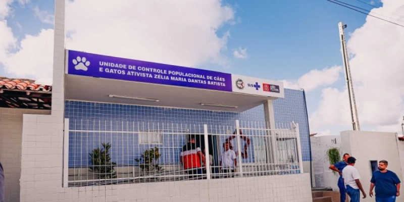 Cícero Lucena entrega Unidade Municipal de Controle Populacional de Cães e Gatos