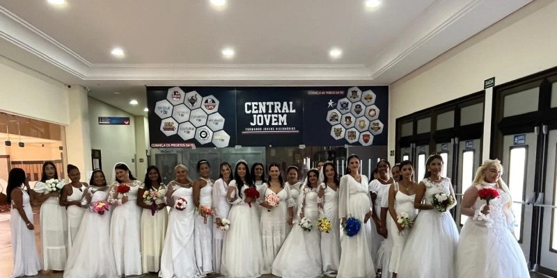 Casamento coletivo religioso de reeducandos fortalece família e inclusão social    