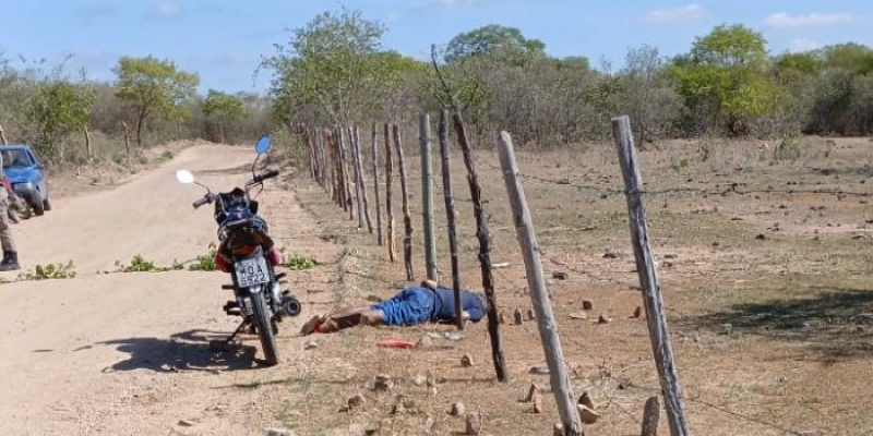Homem é executado a tiros na zona rural de Sousa, nesta terça-feira