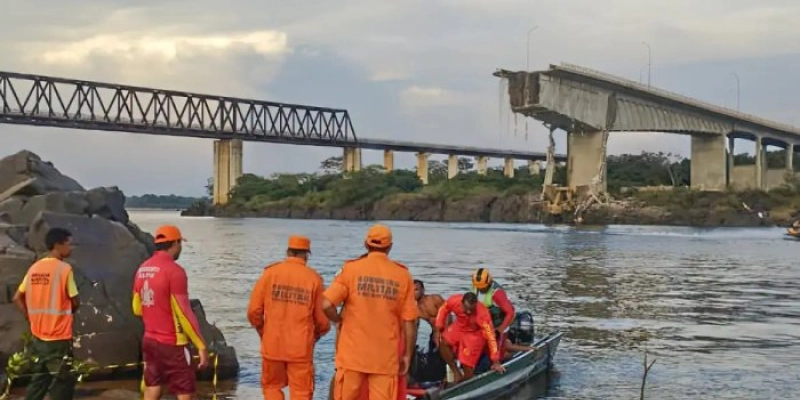 Chega a seis número de corpos resgatados de queda de ponte no Maranhão