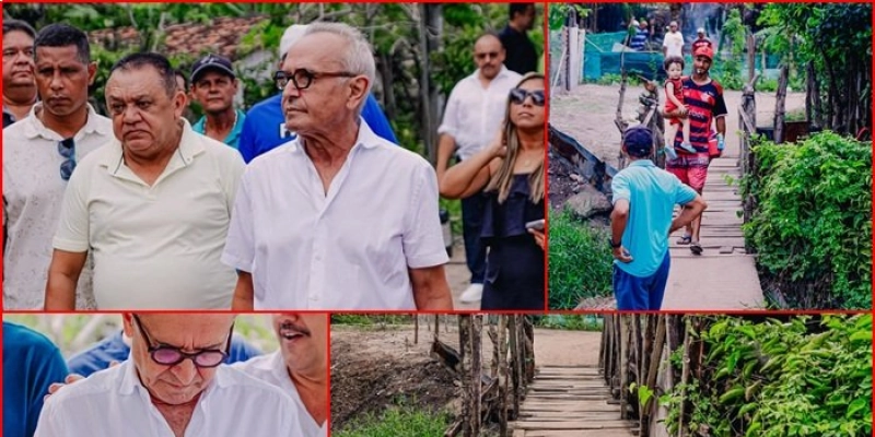 Cícero Lucena autoriza construção de passarela na comunidade Jardim Guaíba, em Oitizeiro