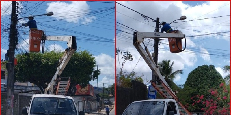 Seinfra atende mais de 97% das demandas de iluminação feita pela população, em JP