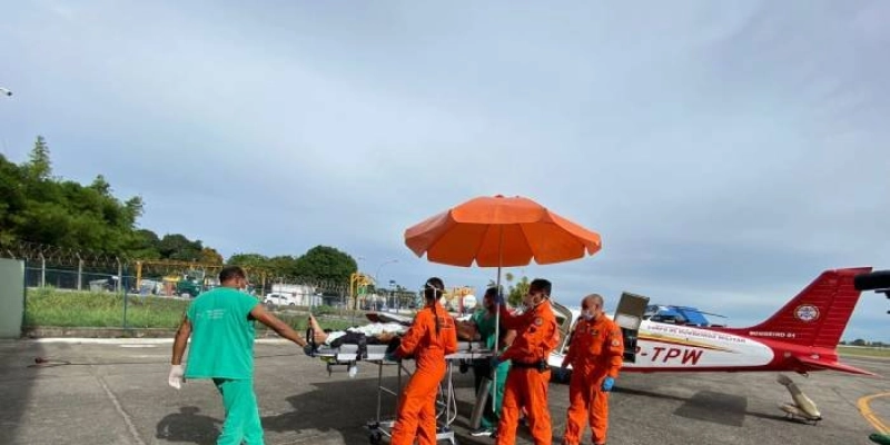Resgate Aeromédico registra 100 ocorrências de transporte de pacientes