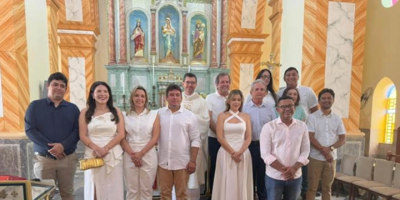 Helder Carvalho participa de missa na manhã de hoje e se prepara para assumir o comando de Sousa 