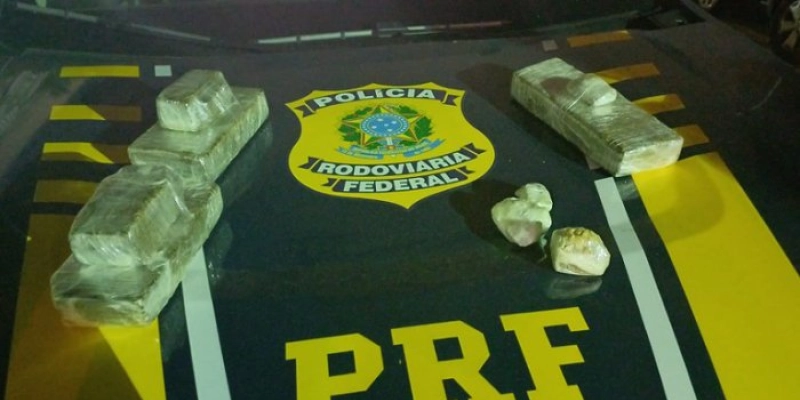 PRF tira de circulação cocaína, crack e maconha na Paraíba