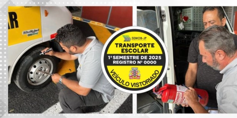 Semob alerta proprietários de veículos escolares para início das vistorias, em JP