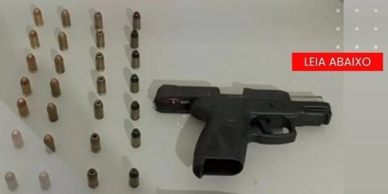 Polícia apreende arma de fogo após denúncia de ameaça na cidade de Patos