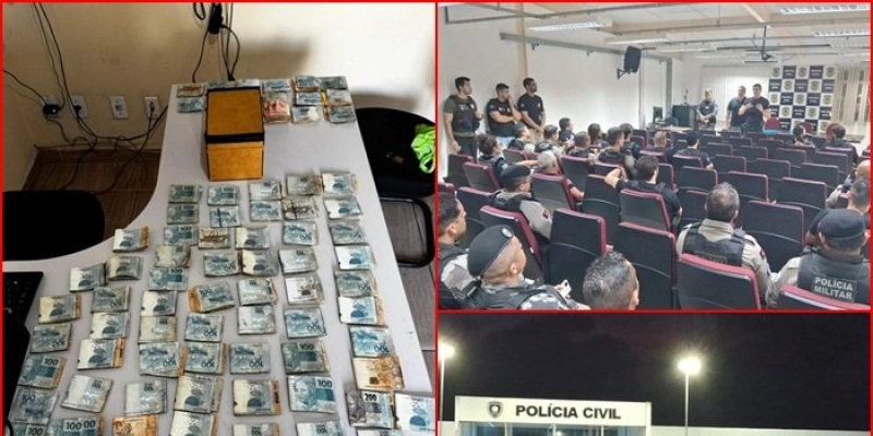 Operação policial apreende cerca de R$ 70 mil com suspeitos de tráfico