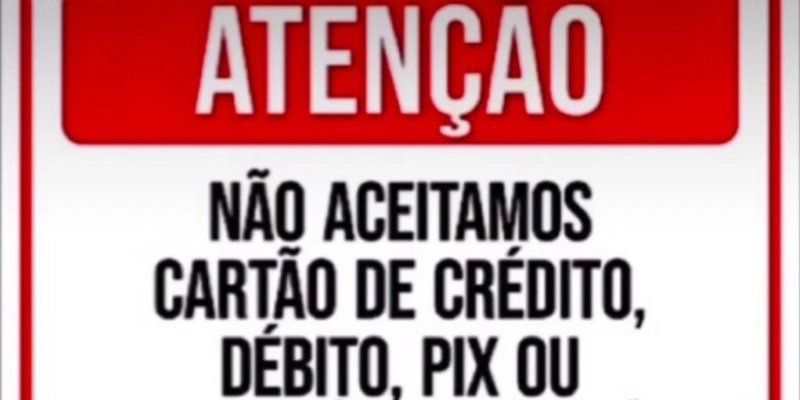 Instrução Normativa da Receita Federal leva estabelecimentos a rejeitarem Pix e cartões, gerando retrocesso no comércio