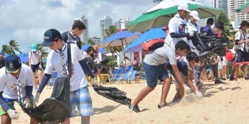 Praia Limpa atua nos municípios de Lucena, João Pessoa e Pitimbu neste final de semana