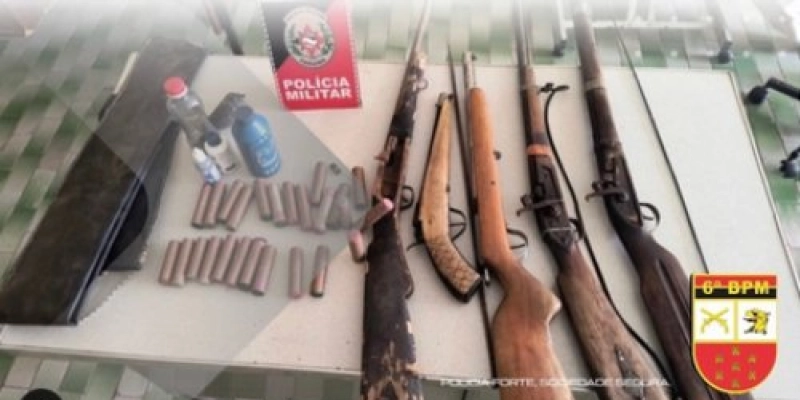 Homem é preso por posse ilegal de arma de fogo e munição de arma de fogo em Cajazeiras